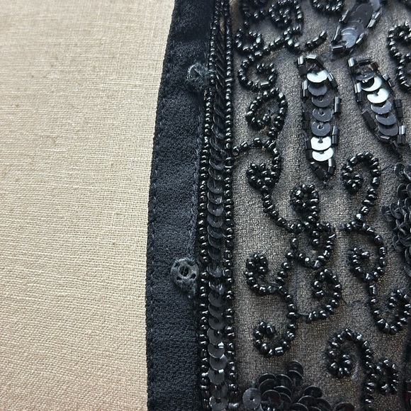 Gorgeous beaded/sequined cardigan/top - Picture 8 of 12